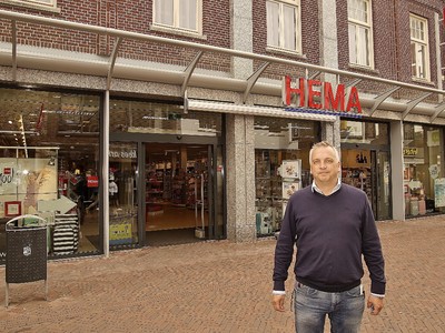 Maarten Pieper voor de HEMA Boxmeer