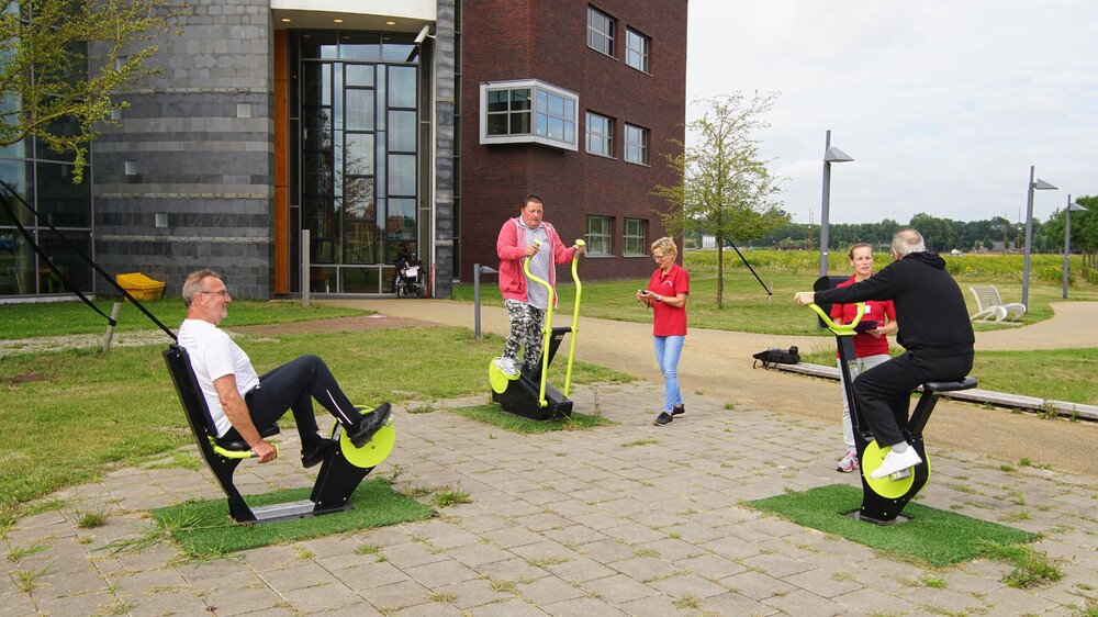 Beweegtuin in gebruik Foto Gijs Hoogland