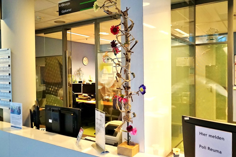 Decoraties in het ziekenhuis (juni-september)