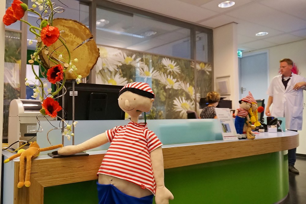 Decoraties in het ziekenhuis (juni-september)
