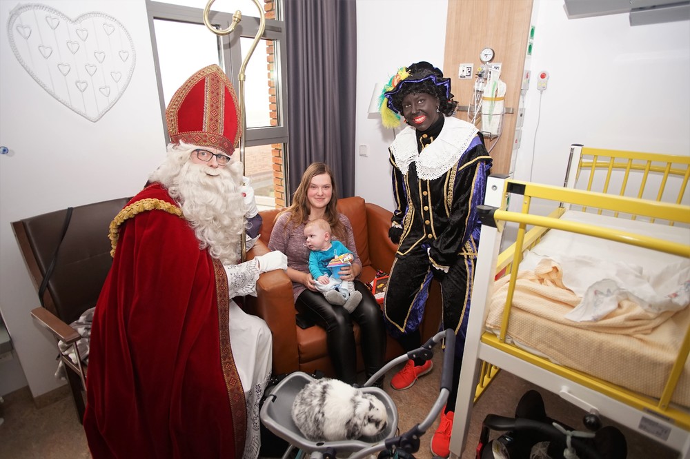 Sinterklaas en Pieten op bezoek