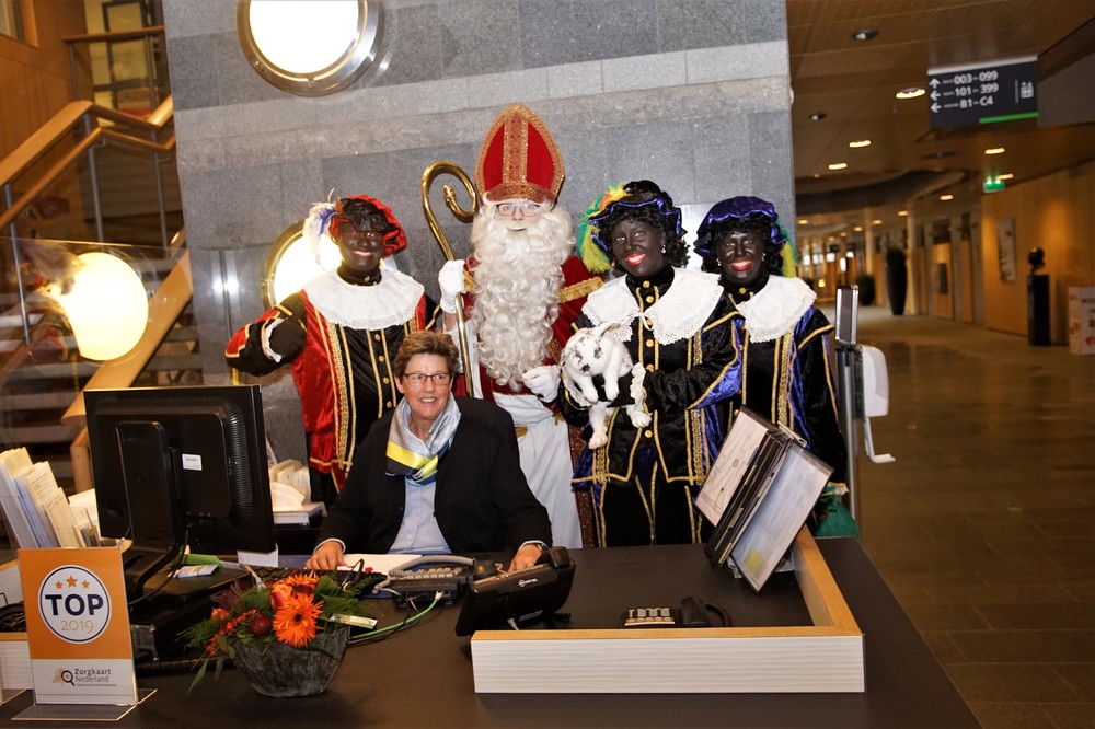 Sinterklaas en Pieten op bezoek