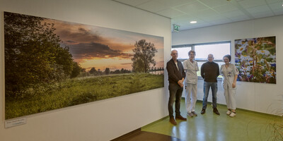 Wandfoto’s poli oncologie zijn lichtpuntjes voor bezoekers