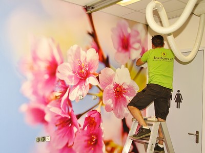 Kamer 2. Jordans is bijna gereed. Fotot Gijs Hoogland.
