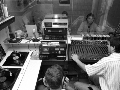 Foto van de studio. Foto Ed van Alem.